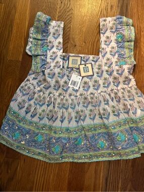 NWT Bell by Alicia Bell Embroidered Top XS